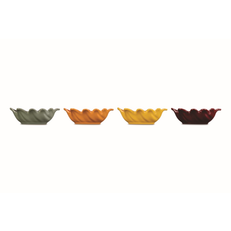 additioanl image for  Le Creuset Set of 4 Oak Leaf Mini Dish 